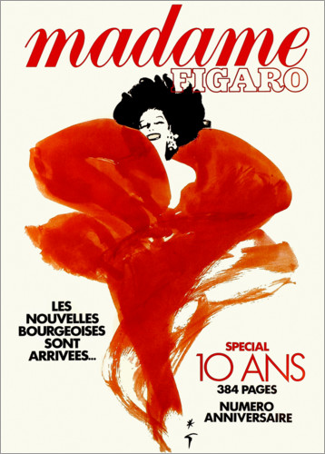 Poster Madame Figaro 1990