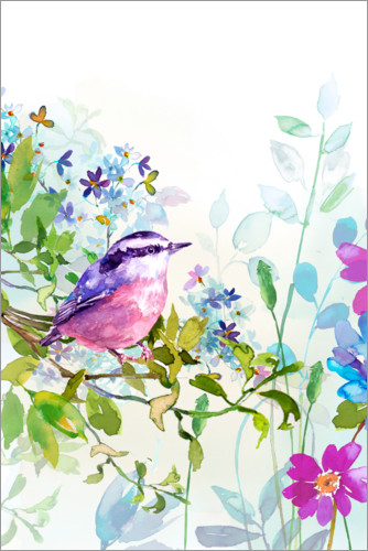 Poster Summer bird