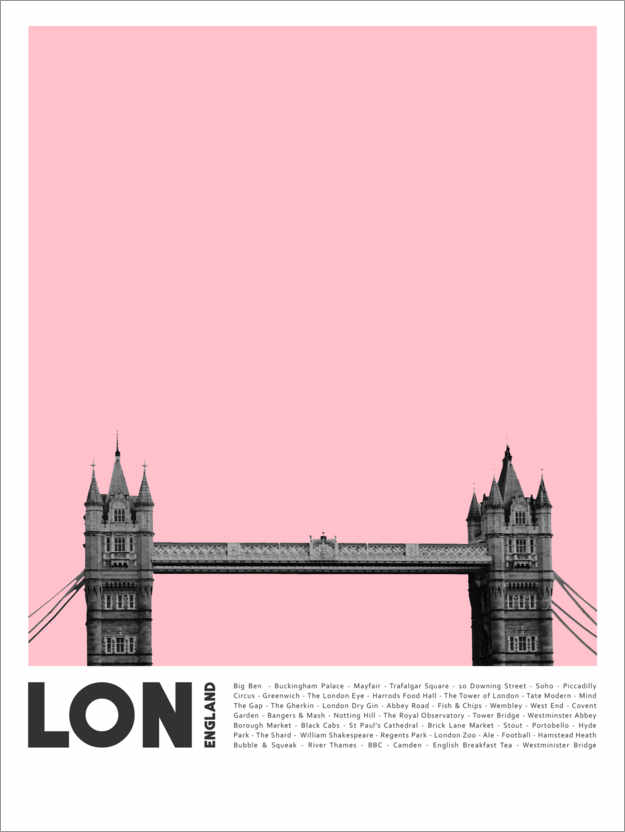 Poster Attractions in London III
