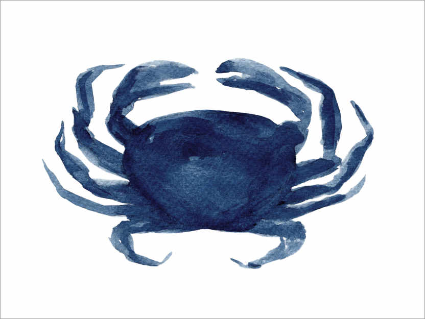 Poster Crab - silhouette