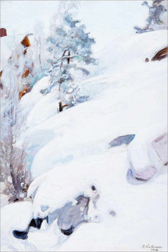 Poster Winter landscape