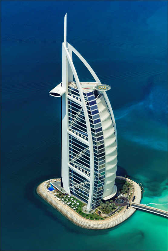 Poster Burj Al Arab in the United Arab Emirates