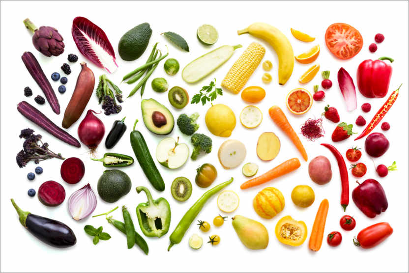 Poster Fresh fruits and vegetables