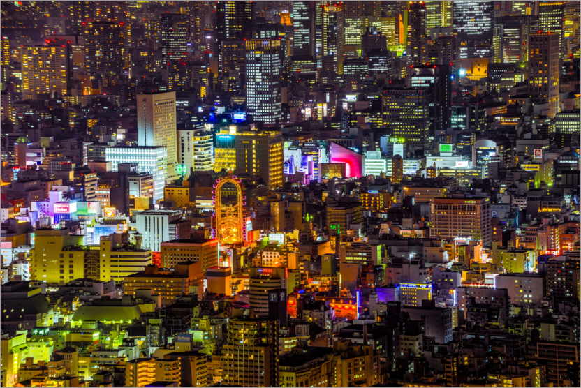 Poster Osaka at night II