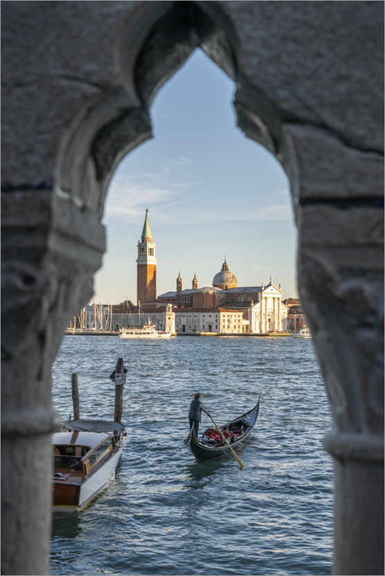 Poster Blick auf San Giorgio Maggiore