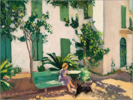 Foam board print  Rest in front of the house - Albert Marquet