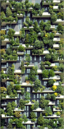 Poster Tree Houses Vertical Forest