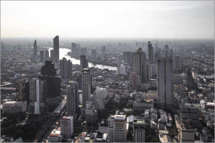 Gallery print  Bangkok's skyline, Thailand - Filtergrafia