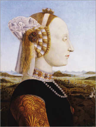 Acrylic print  Battista Sforza - Piero della Francesca