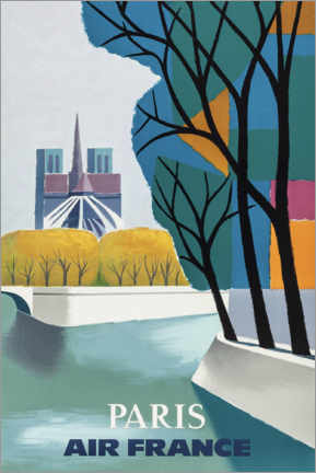 Wall sticker  Notre Dame on the Seine - Travel Collection