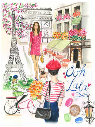 Poster Paris in spring