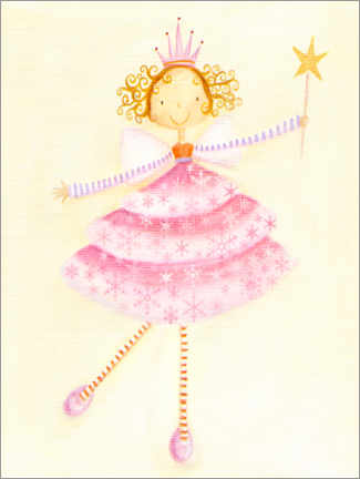 Acrylic print  Cute fairy - Ileana Oakely