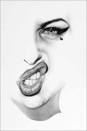 Canvas print  Amy Winehouse - Ileana Hunter