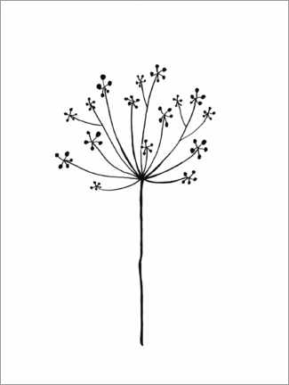 Poster Minimal dandelion