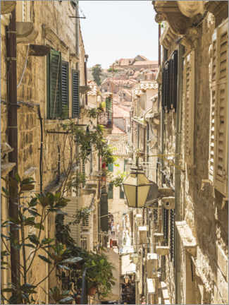 Poster Streets of Dubrovnik