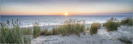 Acrylic print  Sunset at the Beach - Jan Christopher Becke