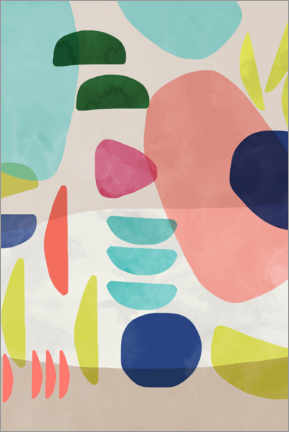 Gallery print  Organic Bold Shapes - Ninola Design