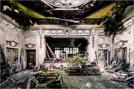 Poster  Abandoned theatre - Irnmonkey