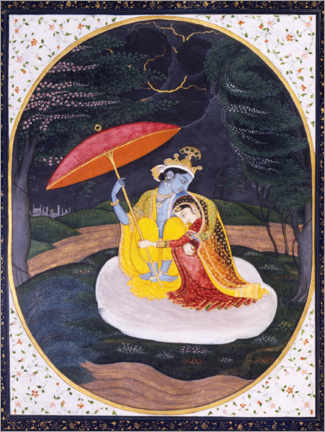 Poster Krishna and Radha