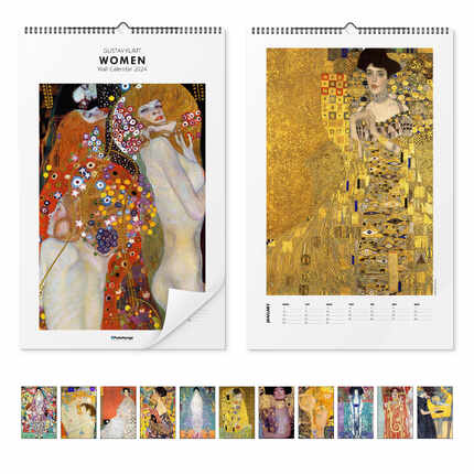 Wall calendar Gustav Klimt, Women 2022