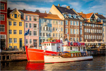 Poster Ships in the port of Copenhagen