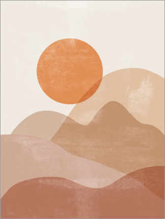 Wall sticker  Sunrise in the mountains - Olga Telnova