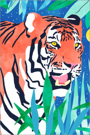 Poster Tiger Forest