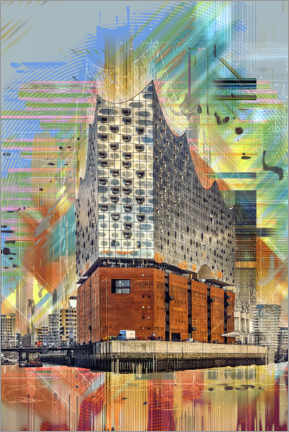 Acrylic print  Elbphilharmonie Hamburg - Peter Roder
