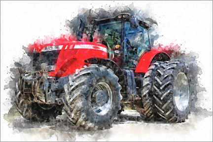 Poster  Tractor I. - Peter Roder