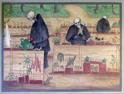 Poster  The Garden of Death - Hugo Simberg