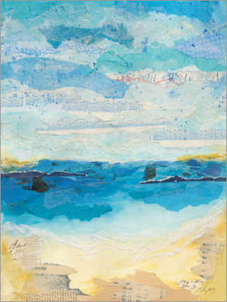 Poster Abstract coastline III