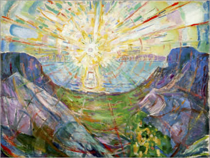 Poster  The sun - Edvard Munch