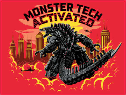 Poster  Monster Tech Activated