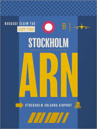 Poster  ARN Stockholm - Design Turnpike