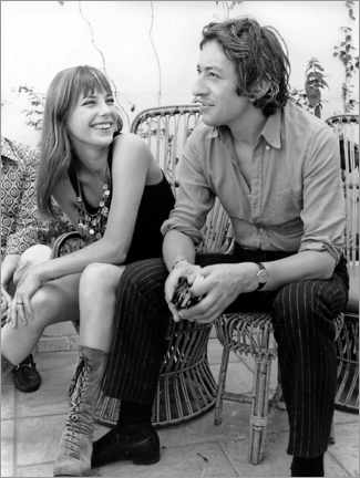 Poster  Jane Birkin and Serge Gainsbourg, 1970