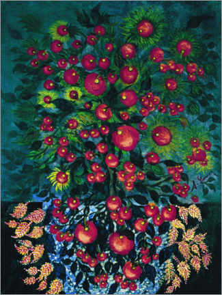 Poster Apples with leaves, 1929-1930