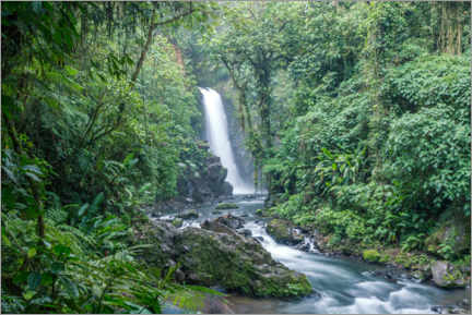 Poster Waterfall, Costa Rica