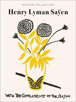 Canvas print  Henry Lyman Saÿen - With the Compliments of the Season - Henry Lyman Saÿen