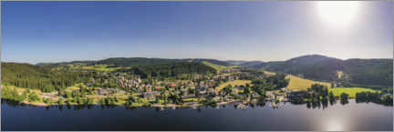 Poster  Titisee in the Black Forest from a bird's eye view - Dieterich Fotografie