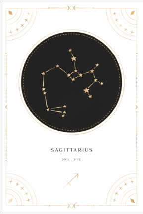 Acrylic print  Zodiac sign Sagittarius / Sagittarius - Ohkimiko