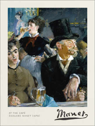 Wall sticker  At the Cafe - Edouard Manet