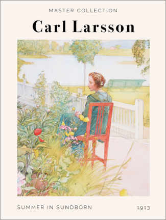 Poster Carl Larsson - Summer in Sundborn