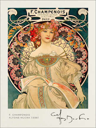 Poster F. Champenois, 1898