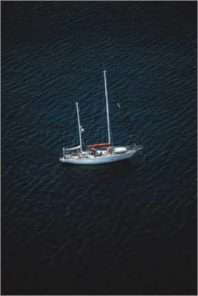 Poster Sailboat on a calm sea