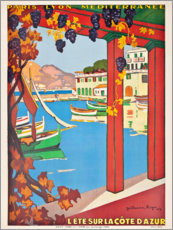 Poster  Summer on the French Riviera (French) - Guillaume G. Roger