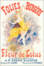 Aluminium print  Folies Bergère (French) - Jules Chéret