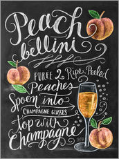 Wall sticker  Peach Bellini recipe - Lily &amp; Val