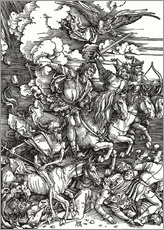 Gallery print  The Four Apocalyptic Horsemen - Albrecht Dürer