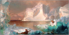 Wall sticker  The icebergs - Frederic Edwin Church
