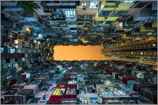 Gallery print  Skyscrapers in Hong Kong - Jan Christopher Becke
